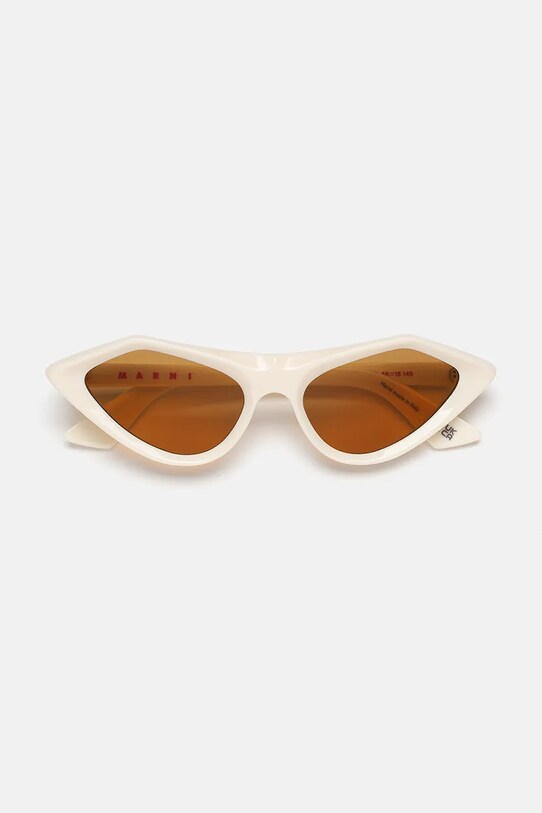 Marni okulary przeciwsłoneczne Tikbarri EYMRN00100.003.9G3 beżowy