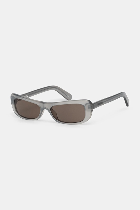 Jacquemus okulary przeciwsłoneczne CAPRI jednolita szary JAC55C6SUN