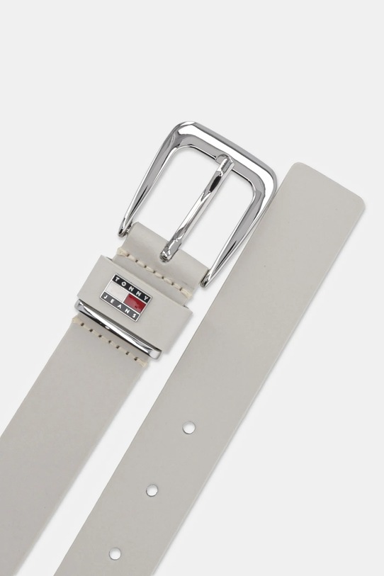 Кожен колан Tommy Jeans AW0AW16999 бежов SS25