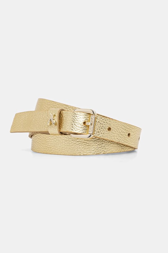 Patrizia Pepe curea de piele aur 8W0047.L138