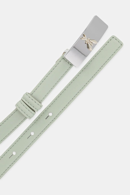 Шкіряний ремінь Patrizia Pepe 8W0055.L048 зелений SS25