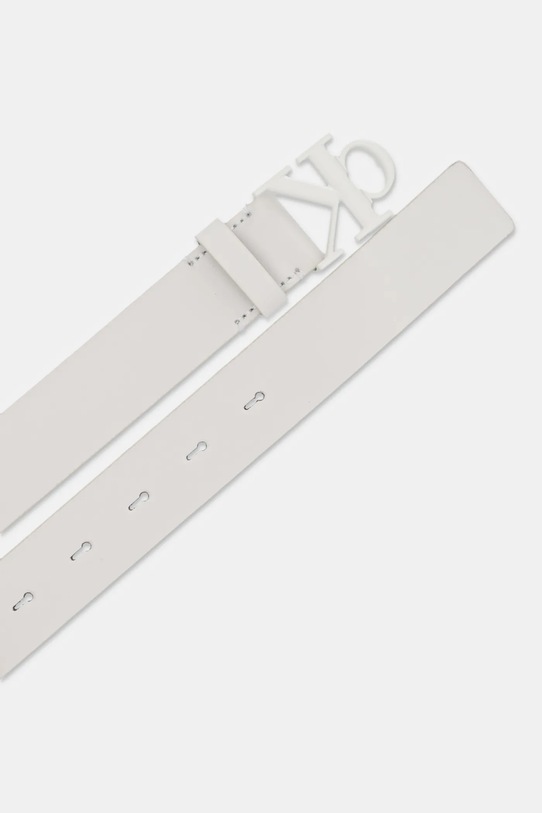 Calvin Klein Jeans pasek skórzany K60K613125 beżowy SS25