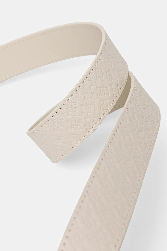 Tommy Hilfiger curea de piele AW0AW16834 bej SS25