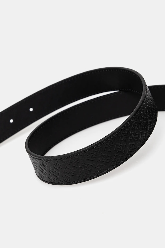 Шкіряний ремінь Tommy Hilfiger AW0AW16834 чорний SS25