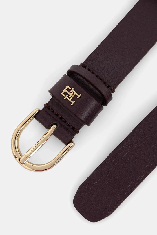 Tommy Hilfiger pasek skórzany AW0AW16836 czerwony NC25