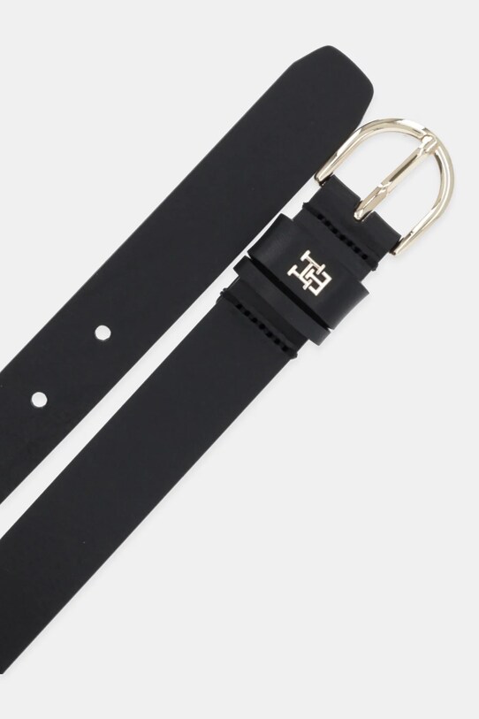 Tommy Hilfiger pasek skórzany AW0AW16836 czarny SS25