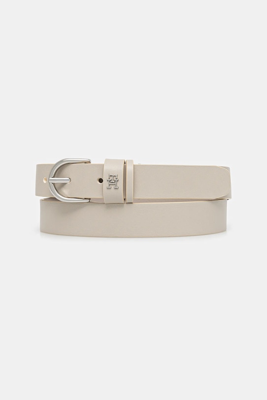 Tommy Hilfiger cintura in pelle beige AW0AW17279