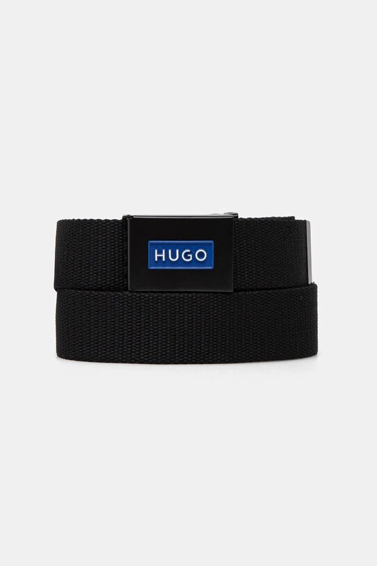 HUGO Blue pasek czarny 50537339