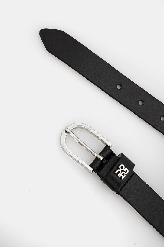 HUGO curea de piele 50536866 negru SS25