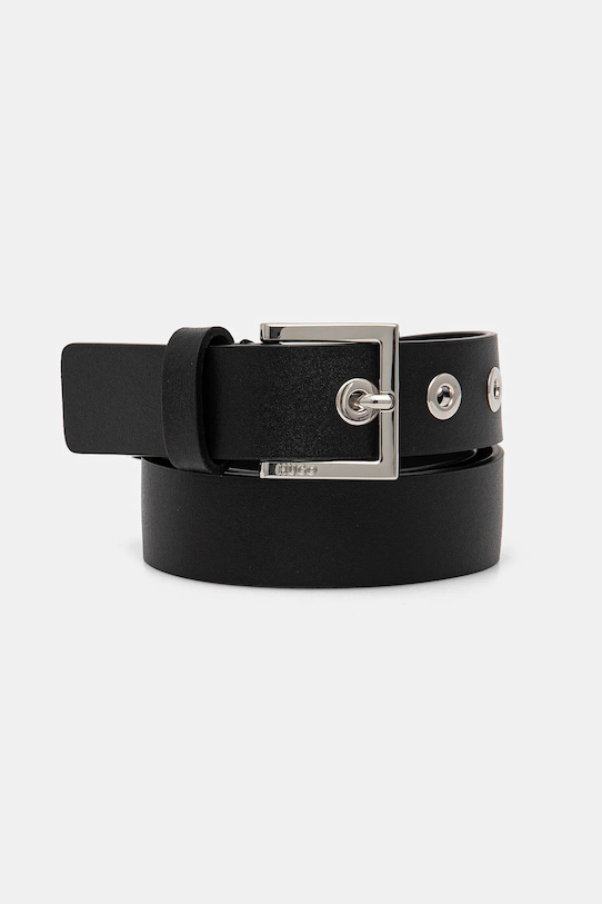 HUGO curea de piele negru 50537144