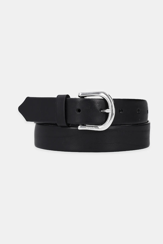 HUGO curea de piele negru 50537158