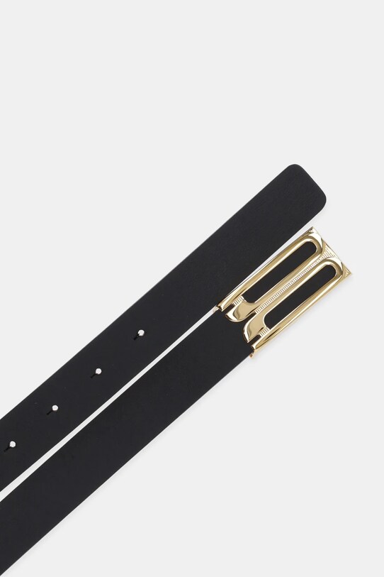 Kožený opasok Victoria Beckham 1125ABL006369A čierna SS25