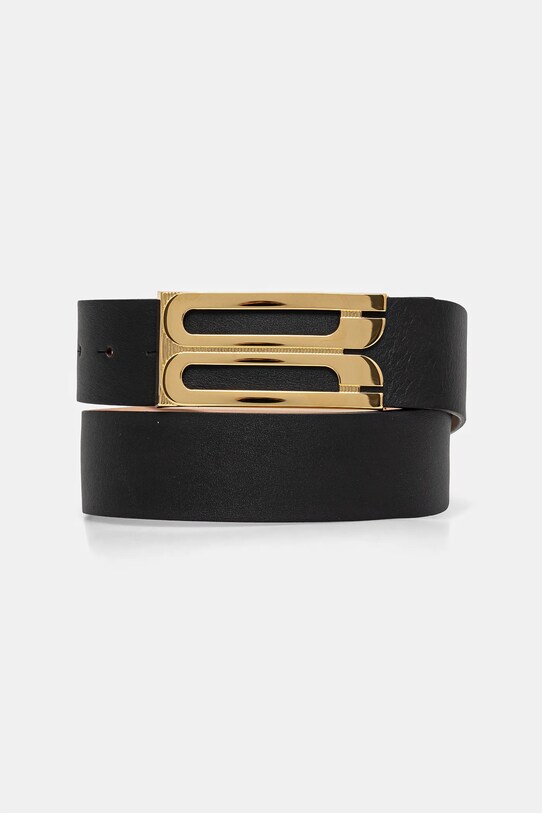 Кожаный ремень Victoria Beckham чёрный 1324ABL005770A