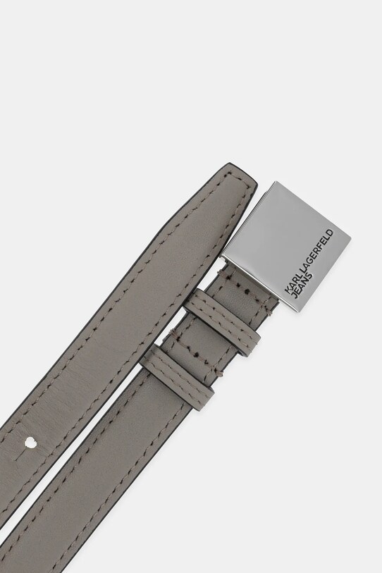 Ζώνη Karl Lagerfeld Jeans A1W33125 γκρί SS25