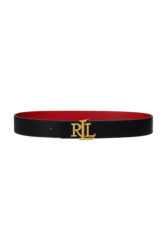 Двосторонній ремінь Lauren Ralph Lauren чорний 412959138