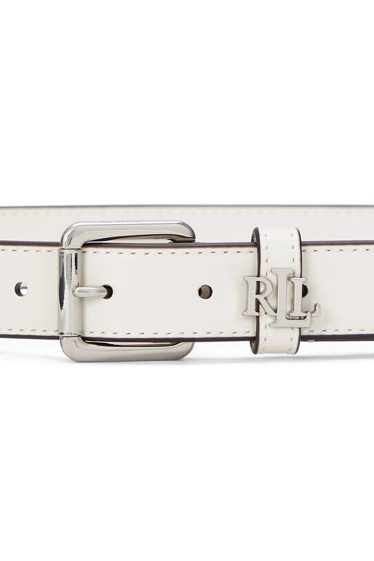 Кожаный ремень Lauren Ralph Lauren 412968763 белый SS25