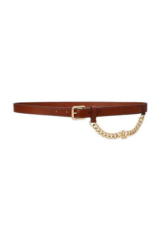 Lauren Ralph Lauren curea de piele maro 412968767