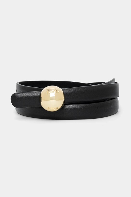 Furla curea de piele negru WC00098.AX0733.O6000