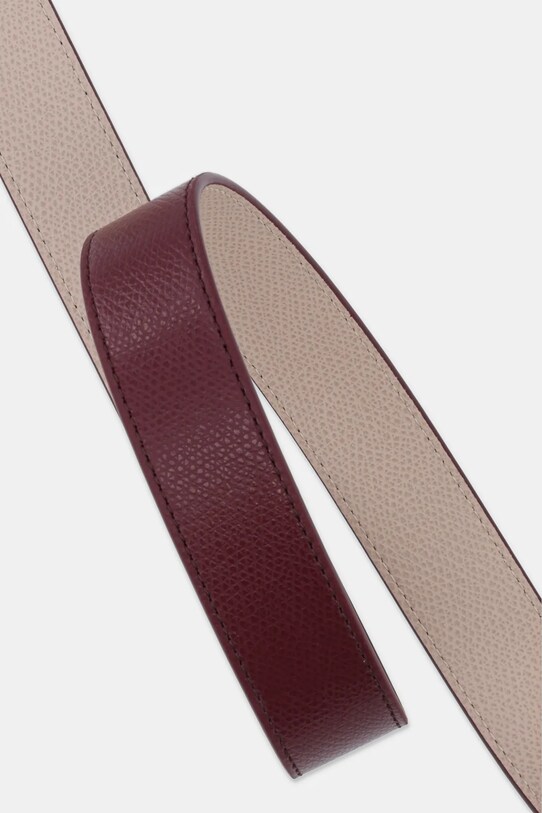 Furla curea de piele cu două fețe WC00049.ARE000.3599S burgundia SS25