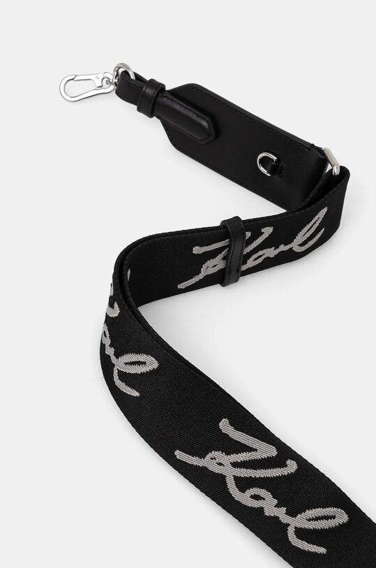 Ремень к сумке Karl Lagerfeld кожа чёрный A1W50037