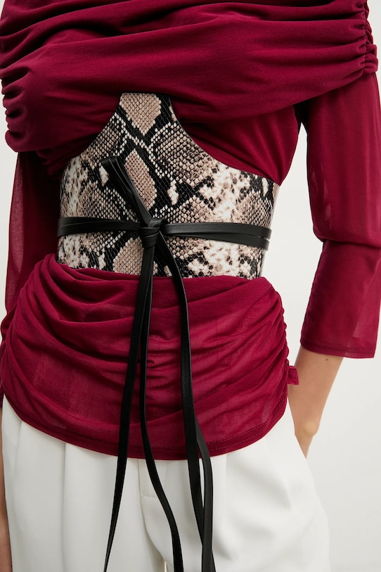 Кожаный ремень IRO WP130LANNY чёрный SS25