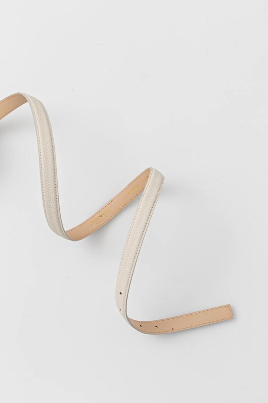 Emporio Armani pasek EW002024.AF16228 beżowy SS25