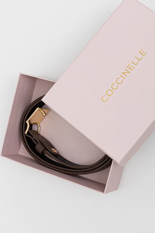 Accesorii Coccinelle curea de piele E3.SSL.11.04.01 maro