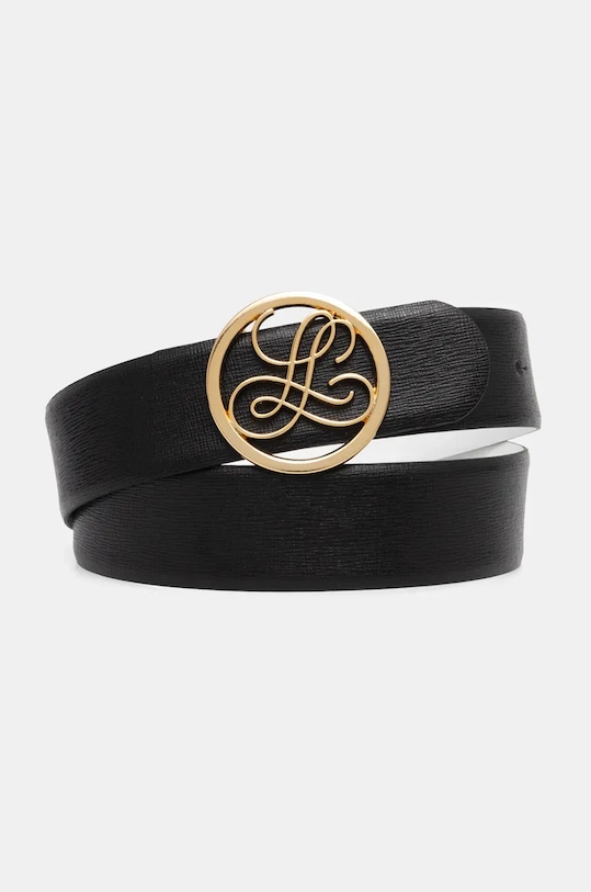 Luisa Spagnoli curea de piele negru 541906