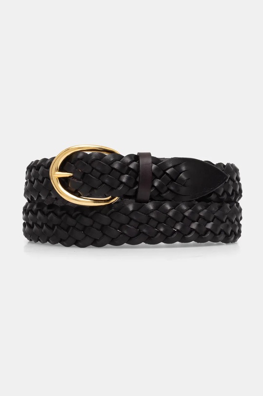 Luisa Spagnoli curea de piele negru 542045