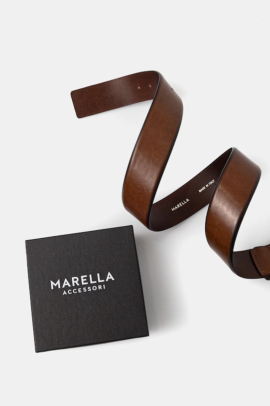 Akcesoria Marella pasek skórzany PRINCE 2513501036 brązowy