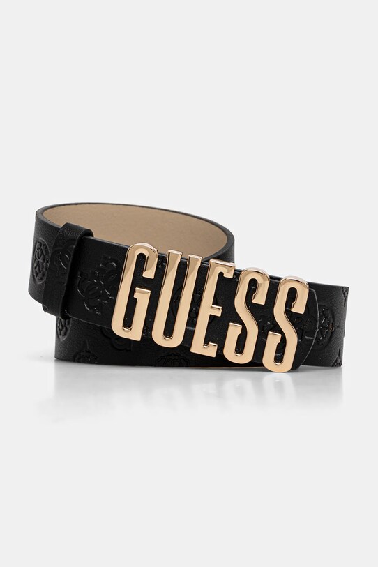 Guess pasek GERTY syntetyczny czarny BW9196.P5135