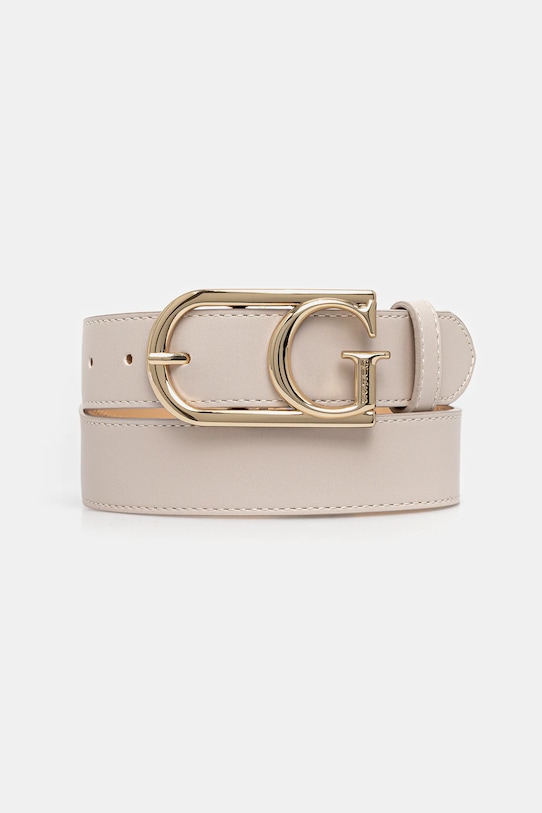 Guess pasek EVAINE imitacja skóry licowej beżowy BW9200.P5135
