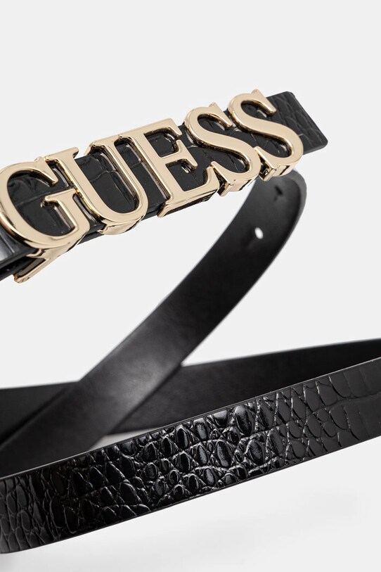 Guess pasek SYLVYE BW9206.P5120 czarny SS25