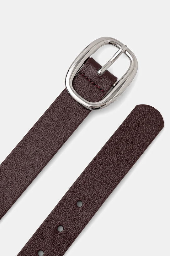 Sisley pasek 6GYWWL02T bordowy SS25