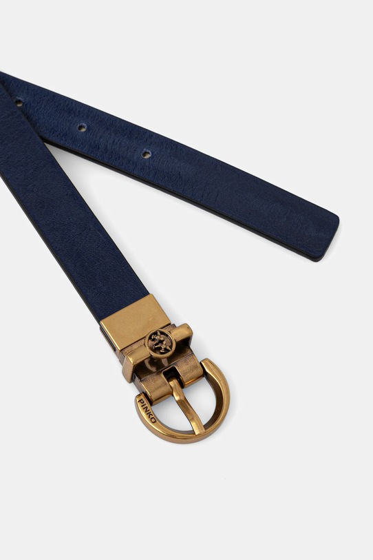 Pinko cintura in pelle bilaterale 104592.A2BY blu SS25