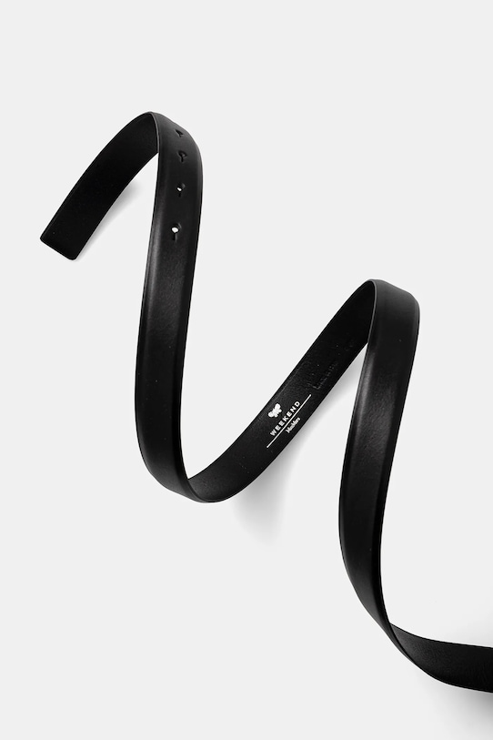 Kožni remen Weekend Max Mara 2515501024600 crna SS25