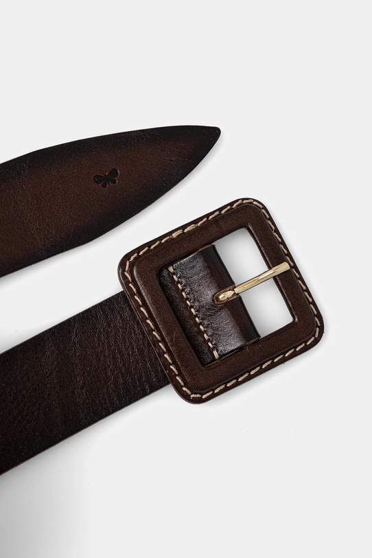 Weekend Max Mara pasek skórzany 2515501034600 brązowy SS25