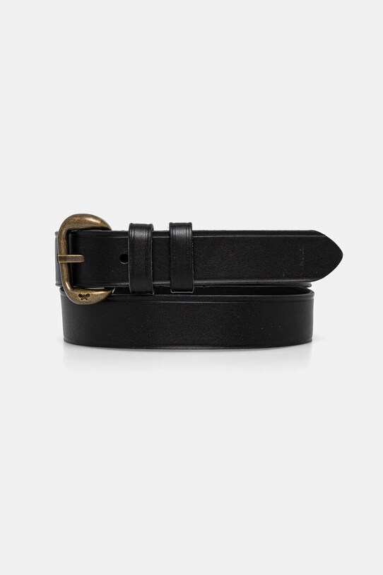Weekend Max Mara curea de piele negru 2515501044600