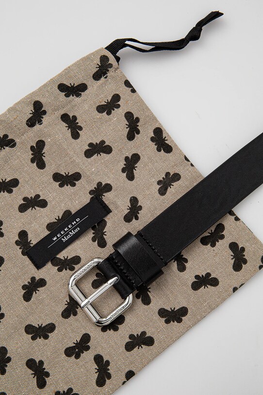 Accesorii Weekend Max Mara curea de piele 2515501065600 negru