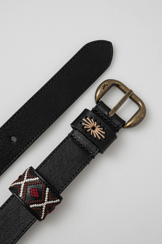 Weekend Max Mara curea de piele 2515501075600 negru SS25