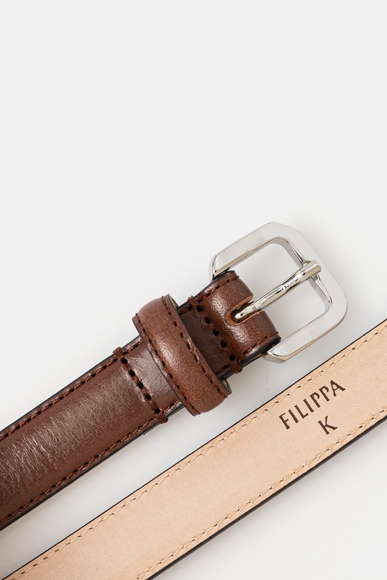 Шкіряний ремінь Filippa K 30059.FK коричневий SS25