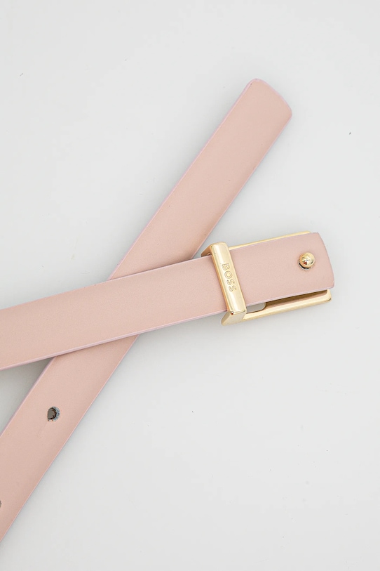 BOSS curea de piele 50542191 roz SS25
