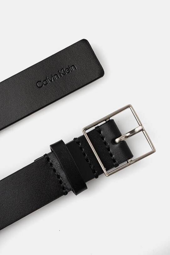 Кожаный ремень Calvin Klein K60K612923 чёрный SS25
