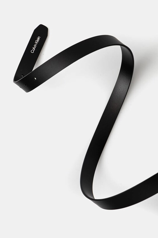 Calvin Klein pasek skórzany K60K613234 czarny SS25