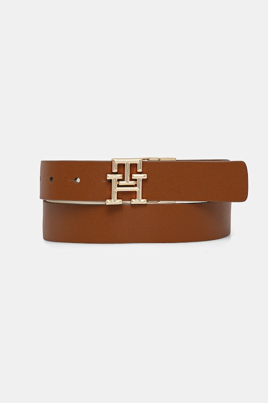 Tommy Hilfiger curea de piele cu doua fete maro AW0AW17247