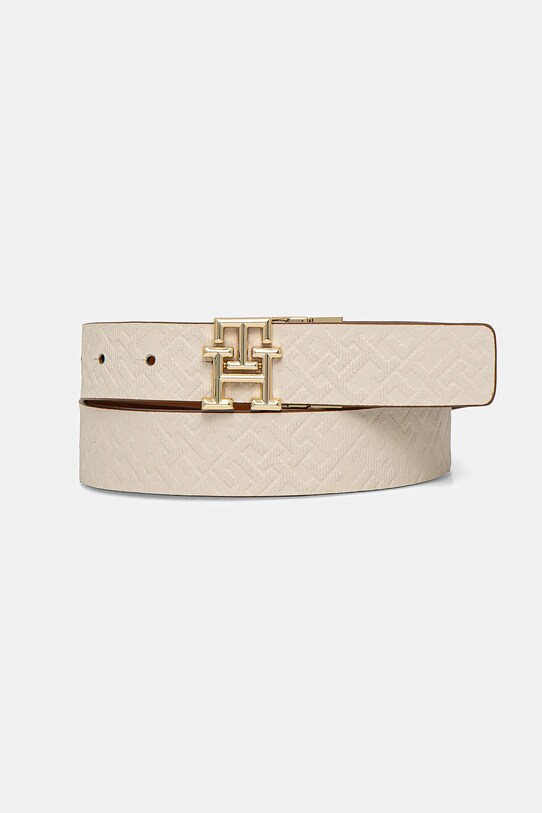 Tommy Hilfiger curea de piele cu doua fete AW0AW17247 maro SS25