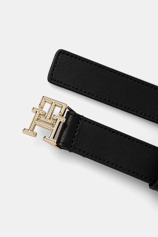 Doplňky Kožený pásek Tommy Hilfiger AW0AW17248 černá