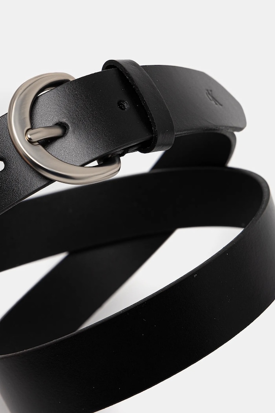 Δερμάτινη ζώνη Calvin Klein Jeans LV04K7008G μαύρο SS25