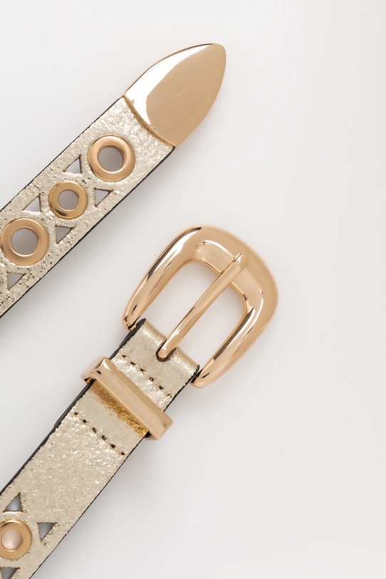 Morgan pasek 3ORA 3ORA złoty SS25