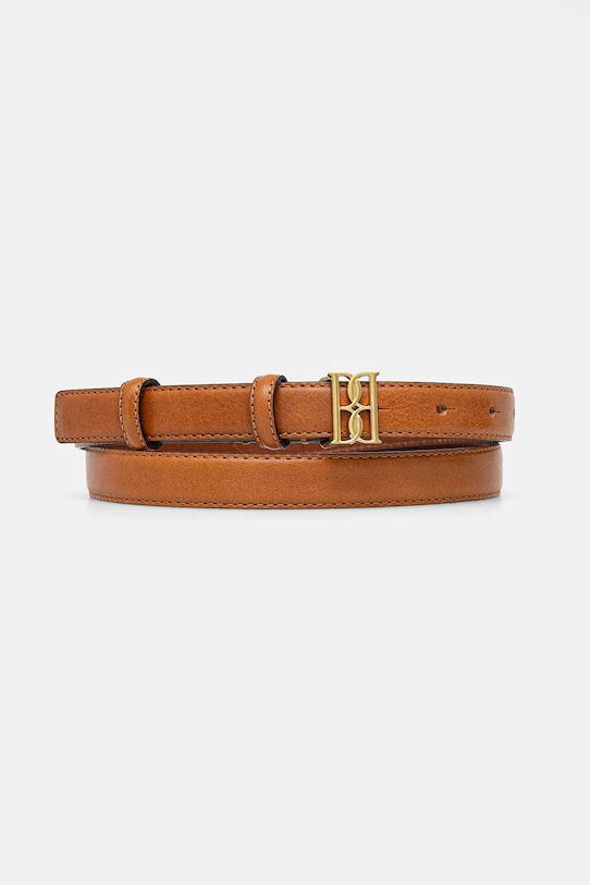 Usnjen pas By Malene Birger MARLOS Zrnato usnje rjava 103205